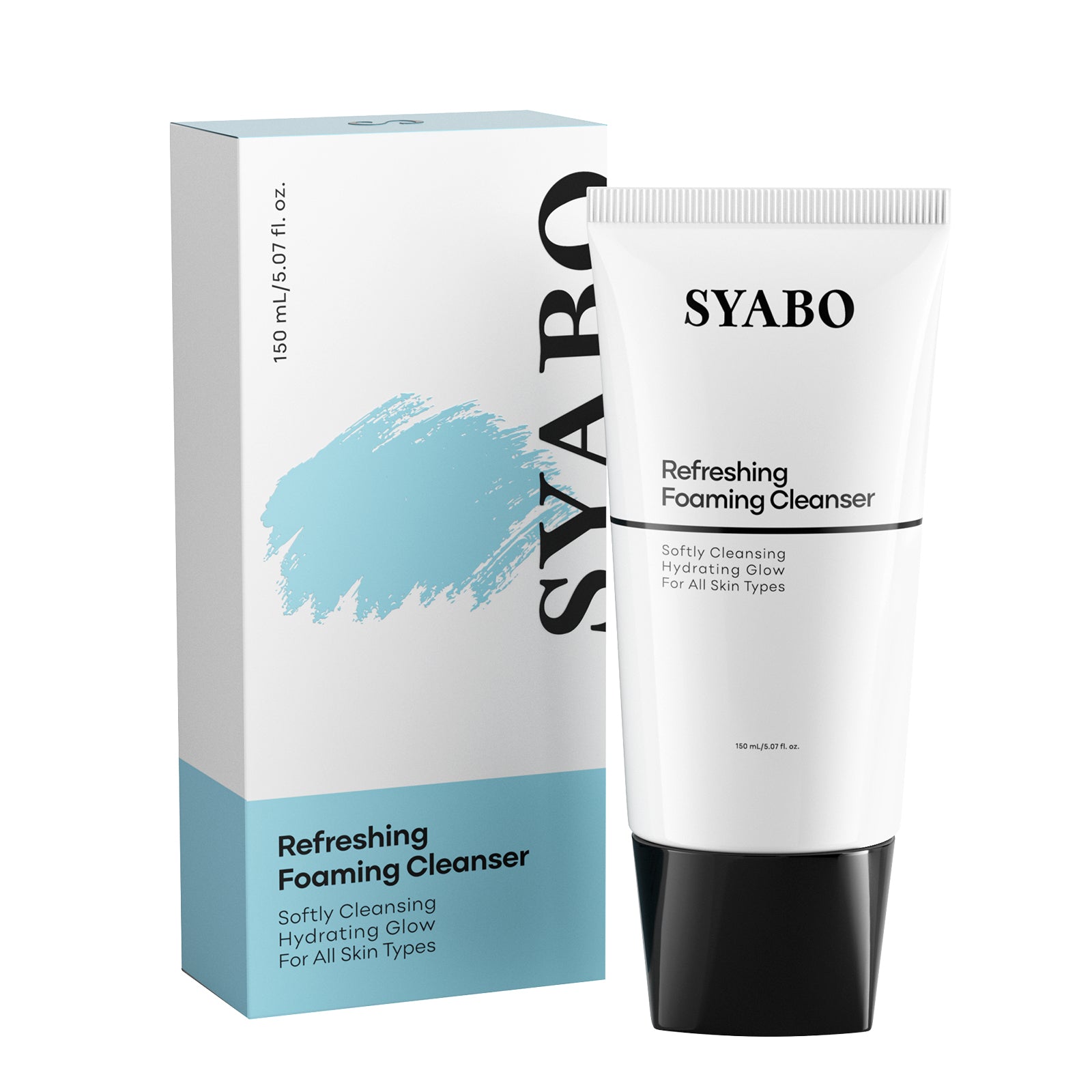 SYABO Refreshing Foaming Facial Cleanser, Gentle Cleansing